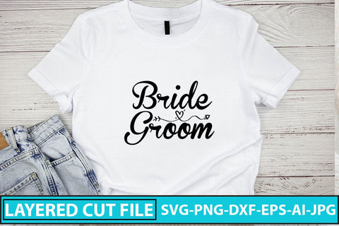 Bride Groom SVG Cut File SVG Syaman 