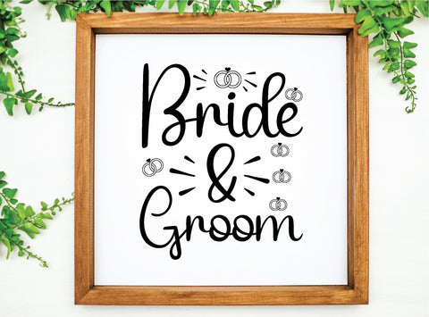 bride & groom SVG SVG buydesign 
