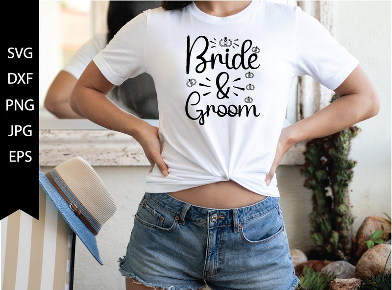 bride & groom SVG SVG buydesign 