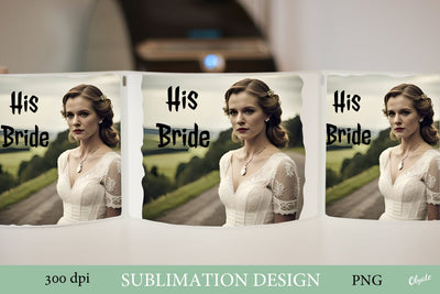 Bride Halloween Sublimation. His Bride. Halloween Wedding Sublimation Olga Terlyanskaya 