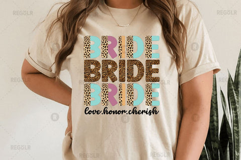 Bride love honor cherish SVG Sublimation Regulrcrative 