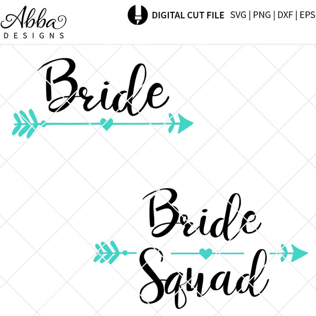 Bride Squad SVG Abba Designs 
