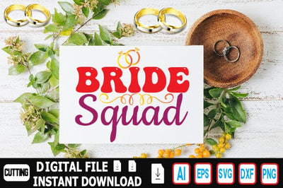 Bride Squad SVG Craftlabsvg24 
