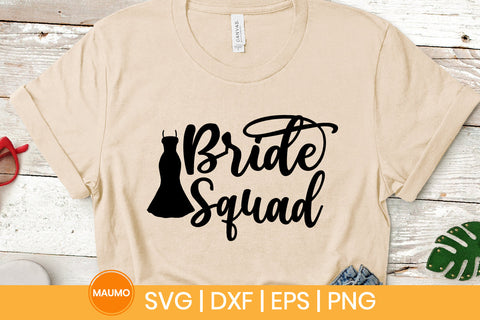 Bride squad, wedding svg quote SVG Maumo Designs 