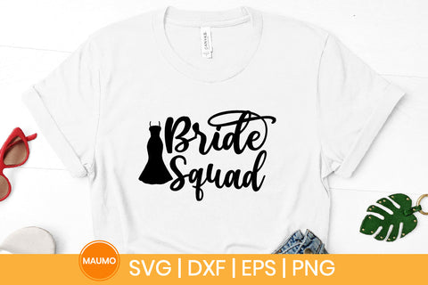 Bride squad, wedding svg quote SVG Maumo Designs 