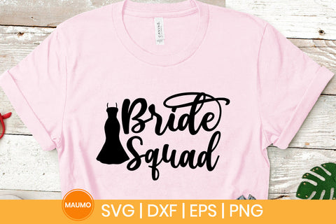 Bride squad, wedding svg quote SVG Maumo Designs 