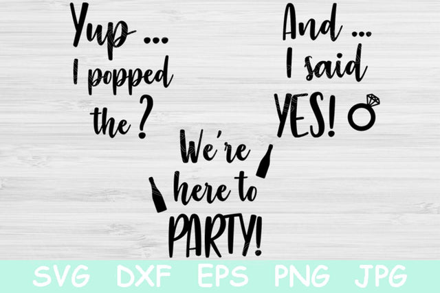 Bride Svg, Bachelorette Svg. Party Cut Files for Cricut and Silhouette Cutting Machines. Digital Download Iron On Vinyl Design Shirt Saying. SVG TiffsCraftyCreations 