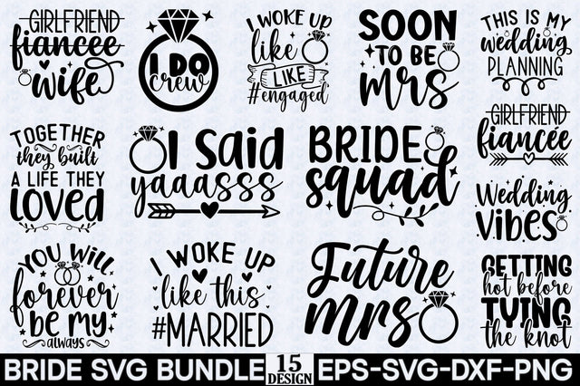 Bride SVG Bundle SVG SH_Tee store 