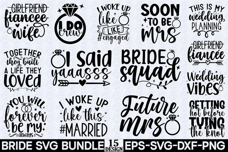 Bride SVG Bundle SVG SH_Tee store 