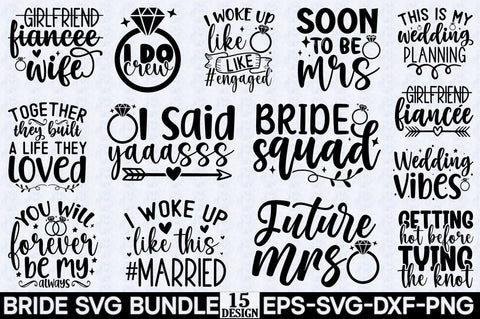 Bride SVG Bundle SVG SH_Tee store 