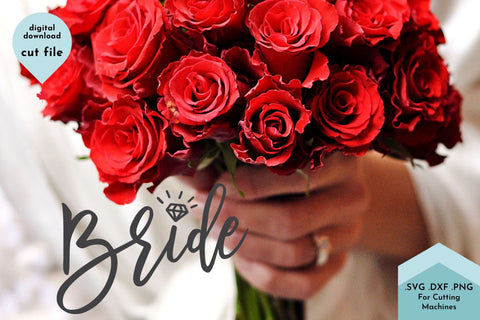 Bride SVG Cut File SVG Lettershapes 