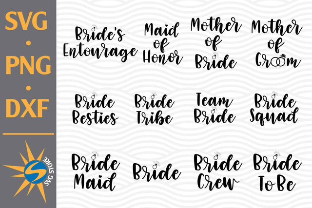 Bride SVG, PNG, DXF Digital Files Include SVG SVGStoreShop 