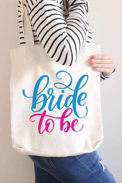 Bride to be Hand Lettered Cut File SVG Cursive by Camille 