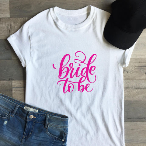 Bride to be Hand Lettered Cut File SVG Cursive by Camille 