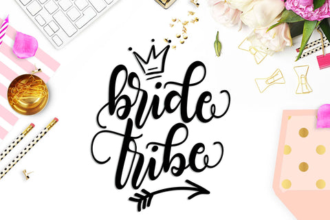 Bride Tribe | Arrow | Crown | Cut file SVG TheBlackCatPrints 