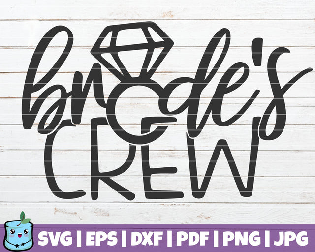 Brides Crew SVG MintyMarshmallows 