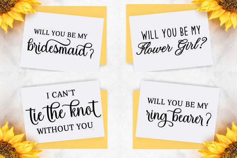 Bridesmaid Proposal Bundle | Bridal Party Proposal SVG Cut files SVG zoellartz 