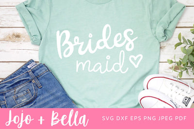 Bridesmaid SVG, Bachelorette Shirt Svg, Bridesmaid Gift SVG, Wedding Gift Svg, Bride SVG Files, Svg File for Cricut, Silhouette, Sublimation SVG Jojo&Bella 
