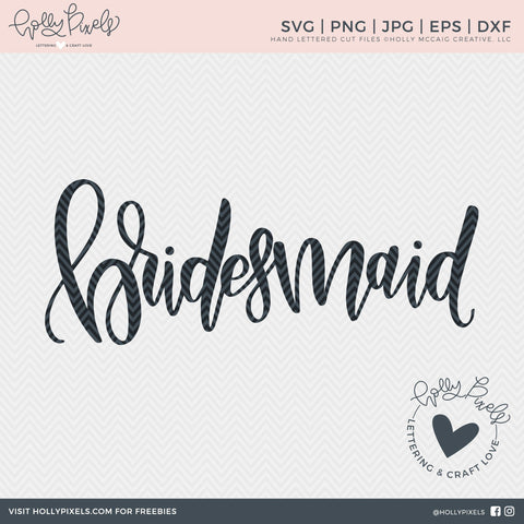 Bridesmaid SVG | Bridal SVG | Wedding SVG So Fontsy Design Shop 