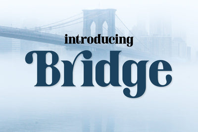 Bridge Font Font Fox7 By Rattana 