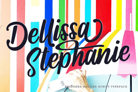 Bridgera script font Font Akrt Std 