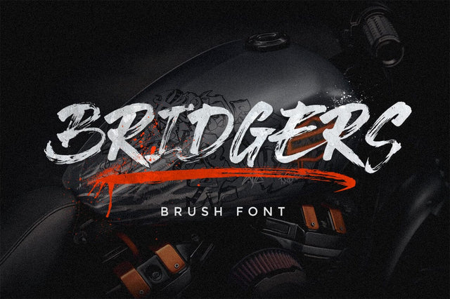 BRIDGERS BRUSH Font Fargun Studio 