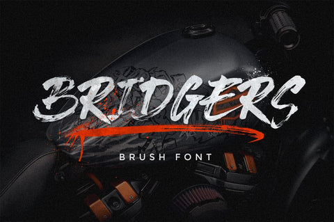 BRIDGERS BRUSH Font Fargun Studio 