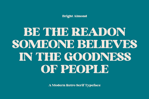 Bright Almond Font Zeenesia Std 