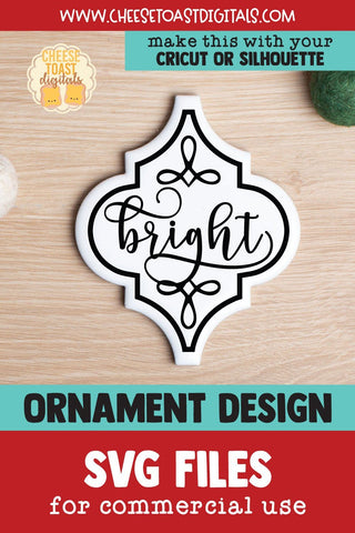 Bright | Arabesque Tile Ornament SVG SVG Cheese Toast Digitals 