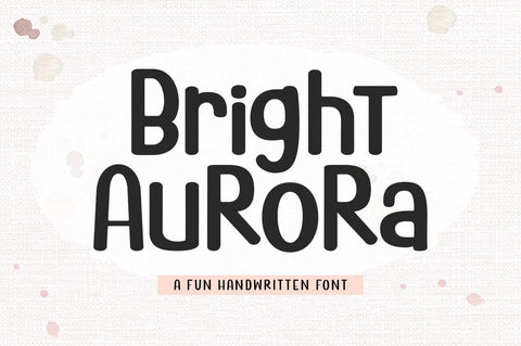 Bright Aurora Font Megatype 