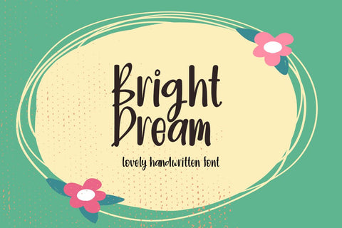 Bright Dream Font Supersemar Letter 