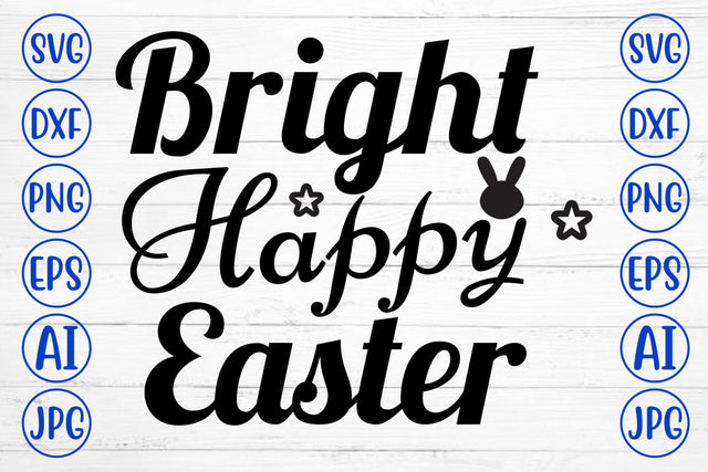 Bright Happy Easter SVG Cut File SVG Syaman 