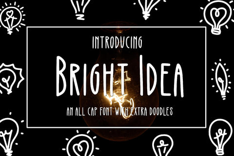 Bright Idea Font Kitaleigh 