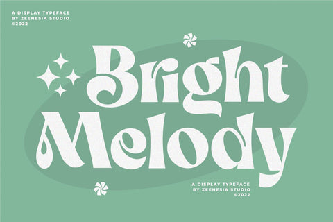 Bright Melody Font Zeenesia Std 