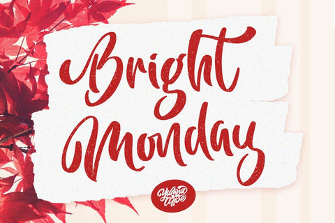 Bright Monday Font yumnatype 