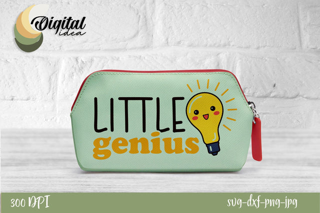Bright Pencil Case for Kids | Little Genius | Cute Images for Stationaries SVG Evgenyia Guschina 