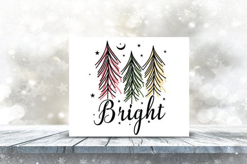 Bright PNG, Christmas Sublimation Design Sublimation CraftLabSVG 