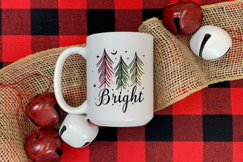 Bright PNG, Christmas Sublimation Design Sublimation CraftLabSVG 