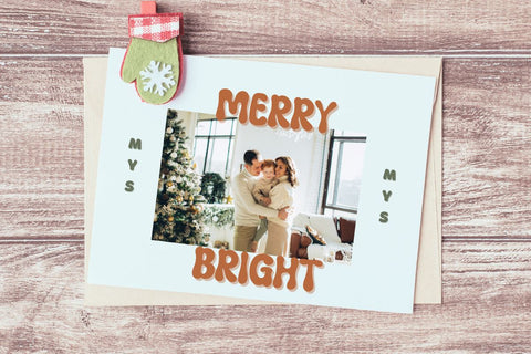 Bright - Retro Cute Groovy Font Font Masyafi Studio 