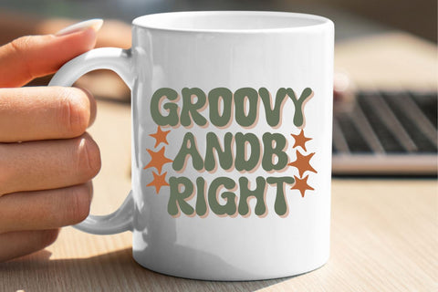 Bright - Retro Cute Groovy Font Font Masyafi Studio 