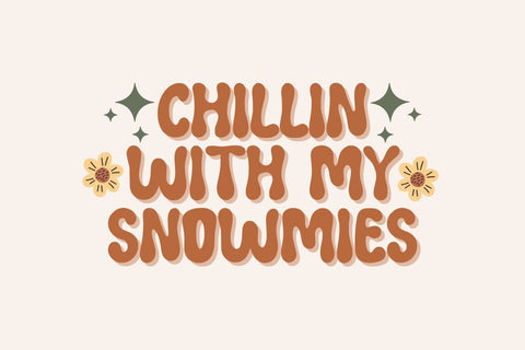 Bright - Retro Cute Groovy Font Font Masyafi Studio 