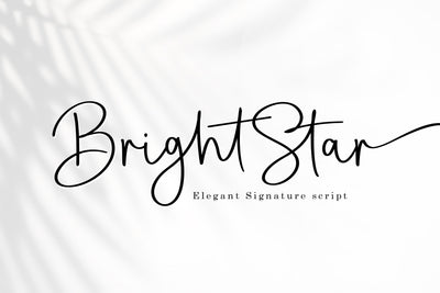 Bright Star Font Sulthan studio 