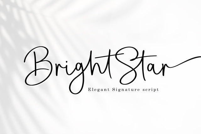 Bright Star Font Sulthan studio 