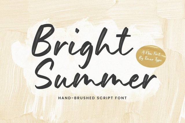 Bright Summer Font Timur type 