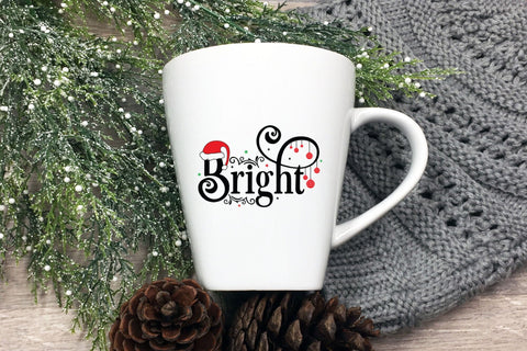 Bright SVG Cut File | Christmas SVG Design SVG CraftLabSVG 
