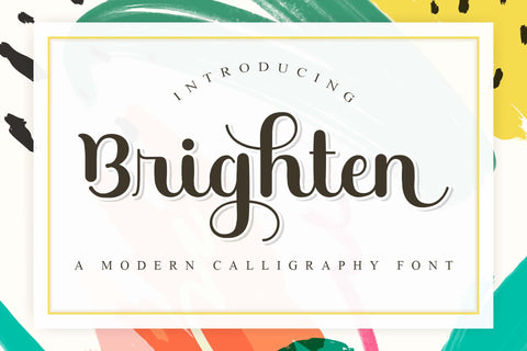 Brighten Font So Fontsy Design Shop 