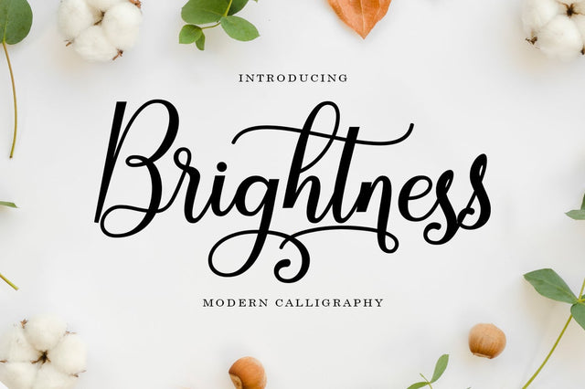 Brightness Font Black Studio 