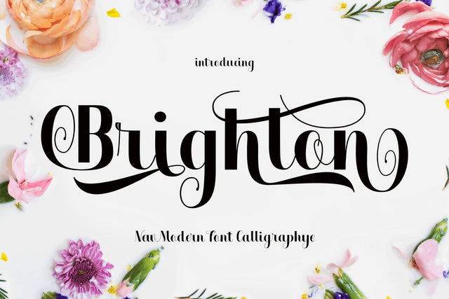 Brighton Font Rtceative 