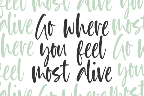 Brightstone Modern Handwritten Script Font Font Balpirick 