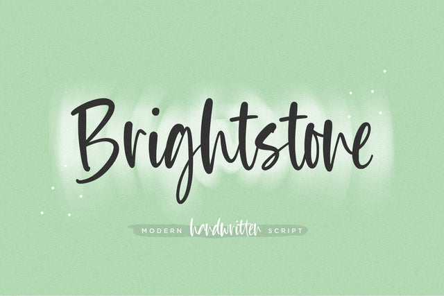 Brightstone Modern Handwritten Script Font Font Balpirick 